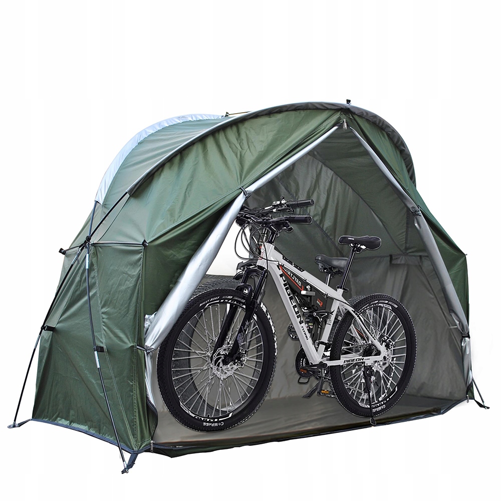 Stan Cyklistický Stan Vodotěsný Zahradní Úložný Prostor Sklad zelený