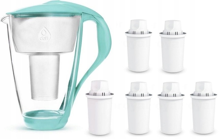 

Dzbanek Filtrujący Dafi Crystal Miętowy 6 Filtrów