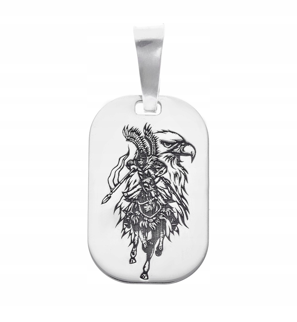 Stříbrný přívěsek Ag 925 Husarz na koni WSR014