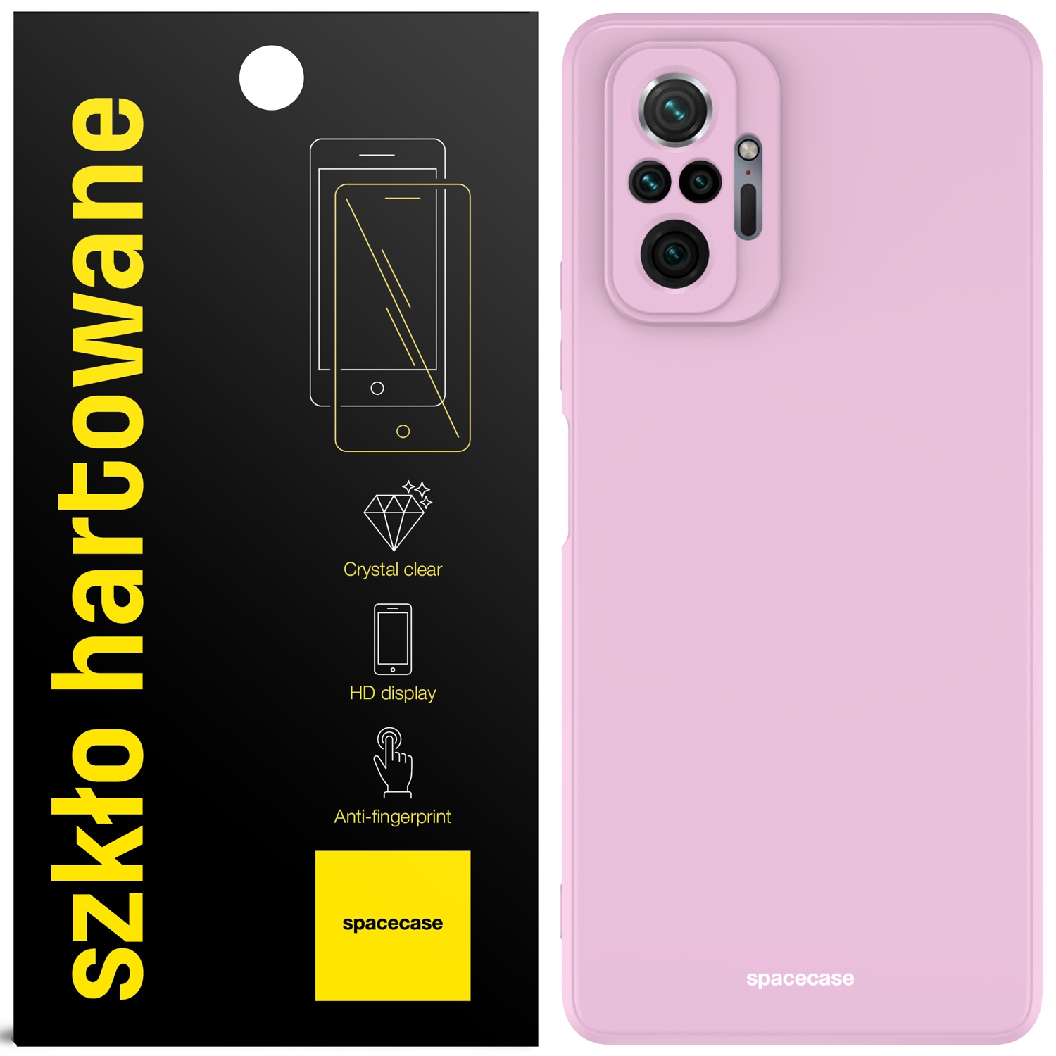 

Etui Do Redmi Note 10 Pro Spacecase Case Szkło