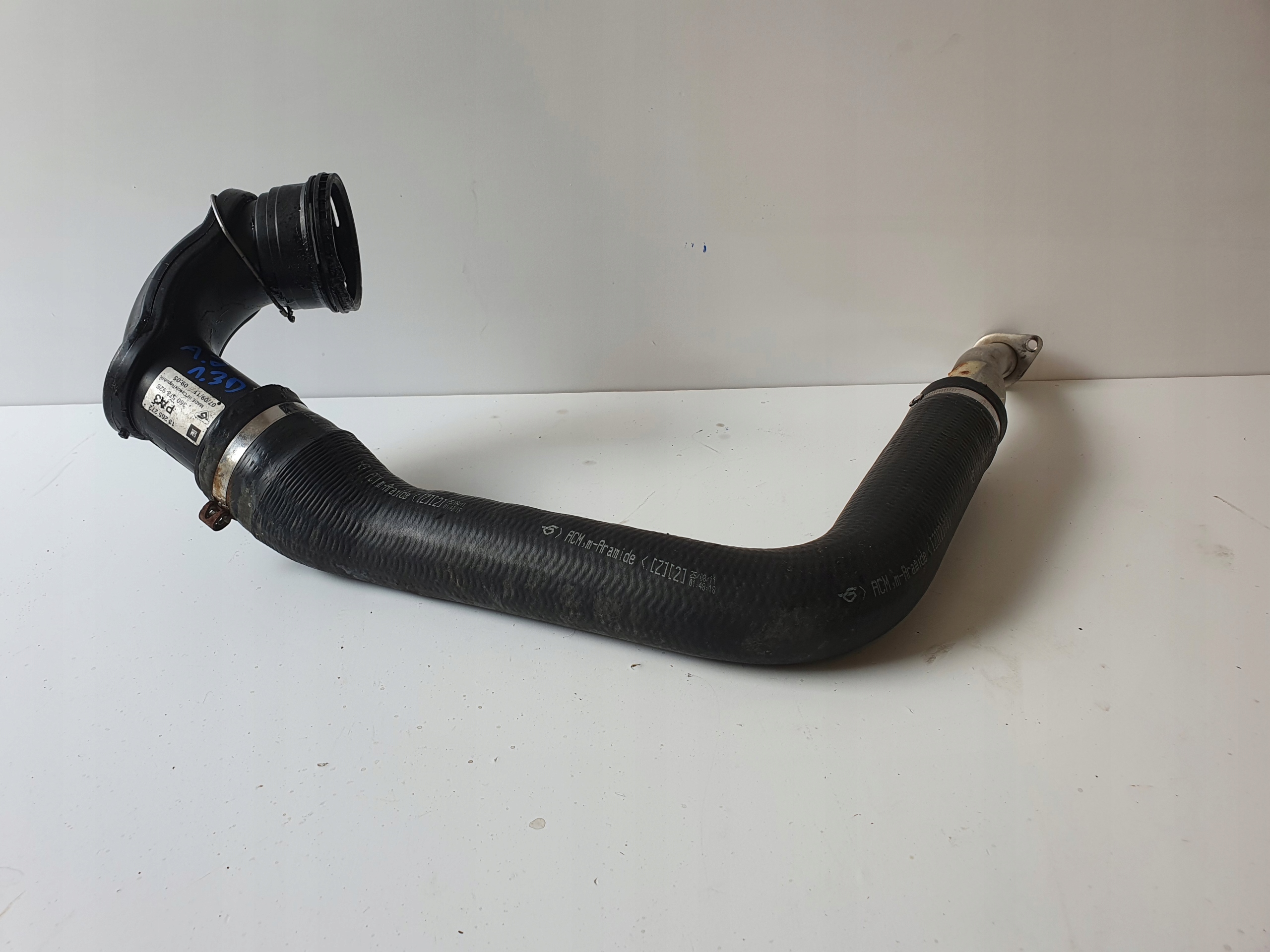 OPEL ASTRA J rohr intercooler 13265272 PA3 1.3D