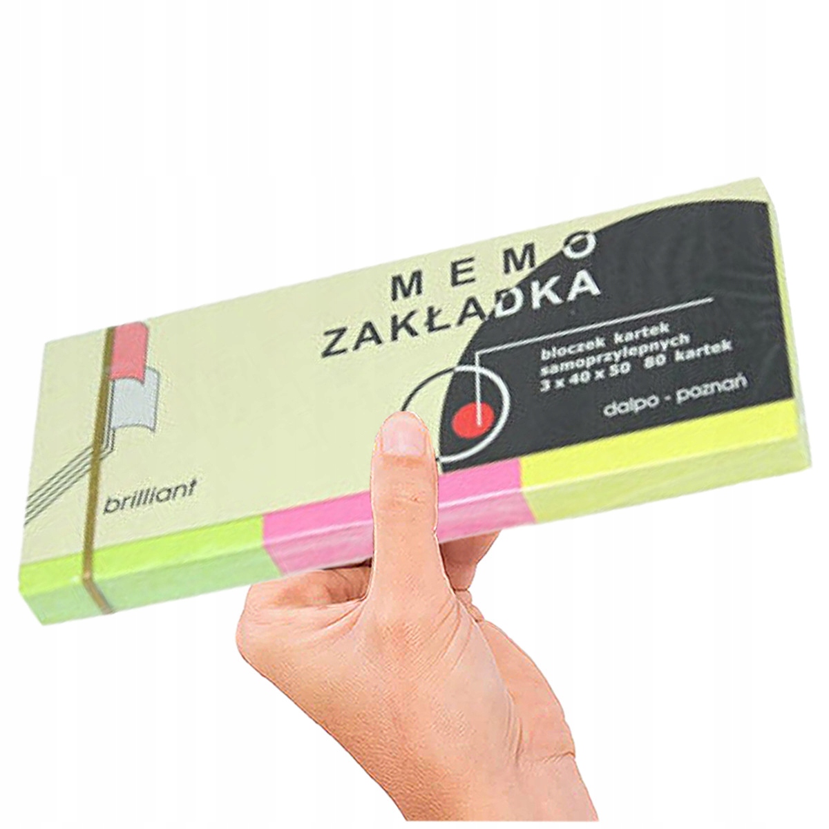 

Kartki Kolorowe Zakładki Samoprzylepne 80 Kartek