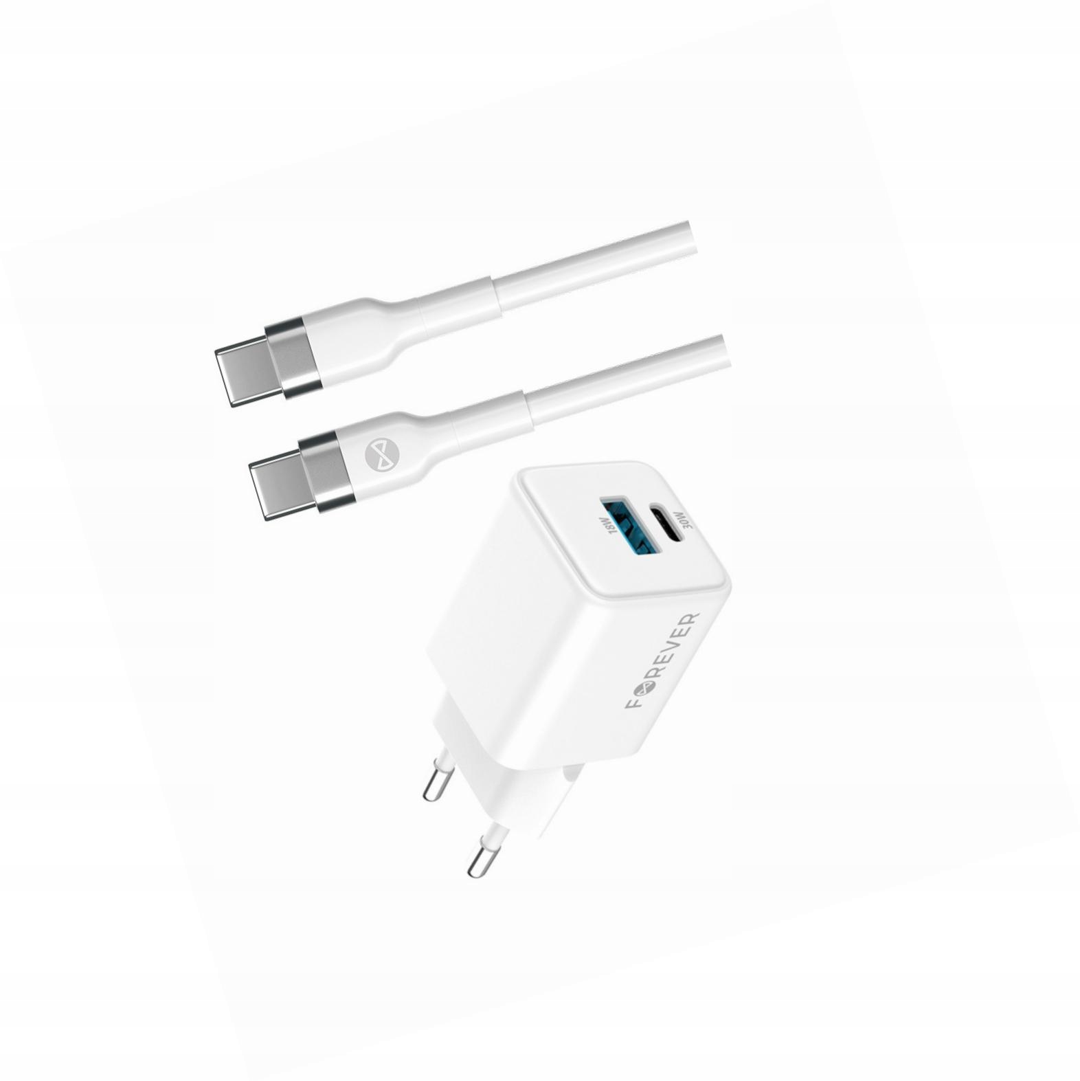 Szybka ładowarka GaN 30W Usb i Usb-c z kablem do Samsung Glaxy Z Fold 5