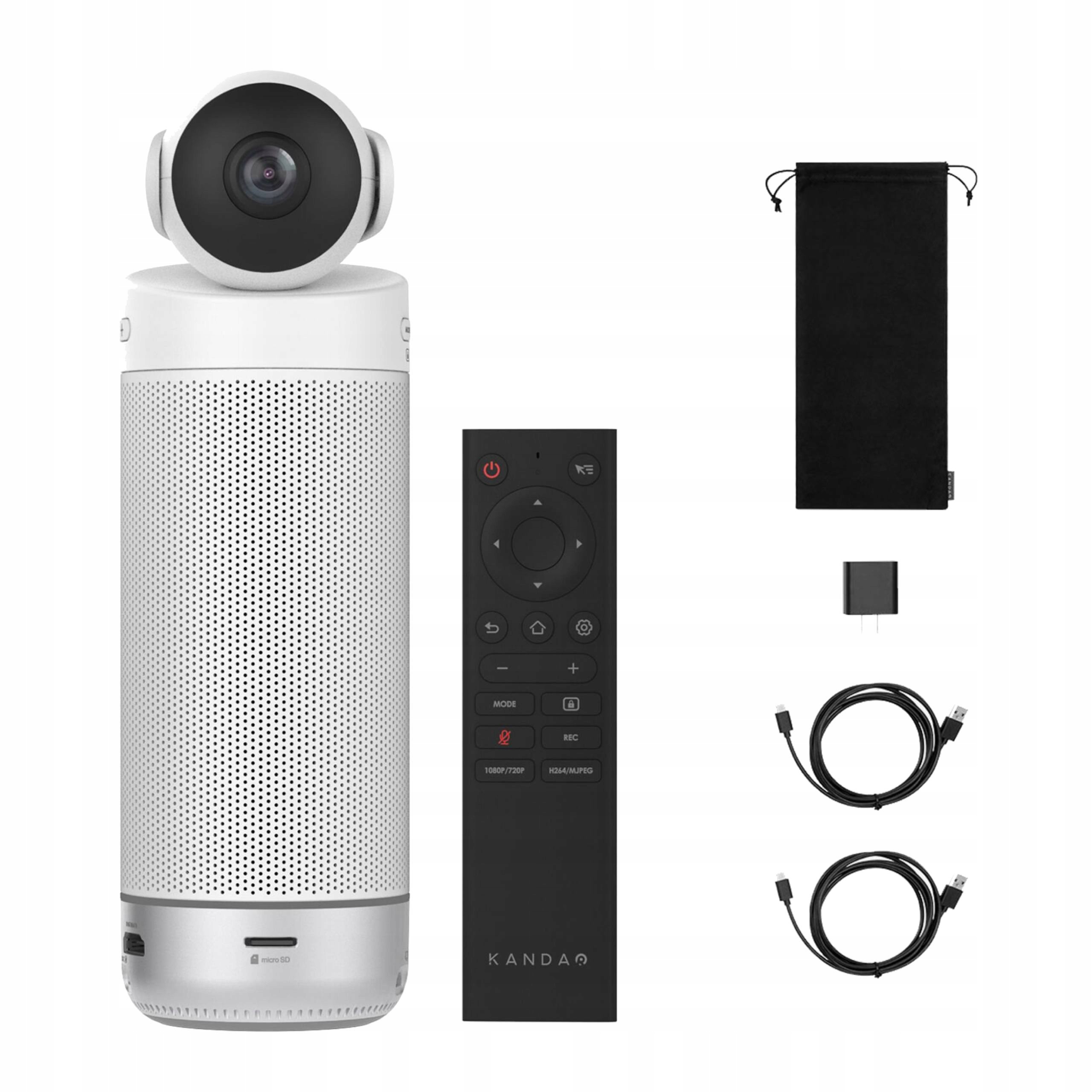 Kamera Konferencyjna Do Wideo Konferencji Video Rozmowy 180° 4K Ai Kandao