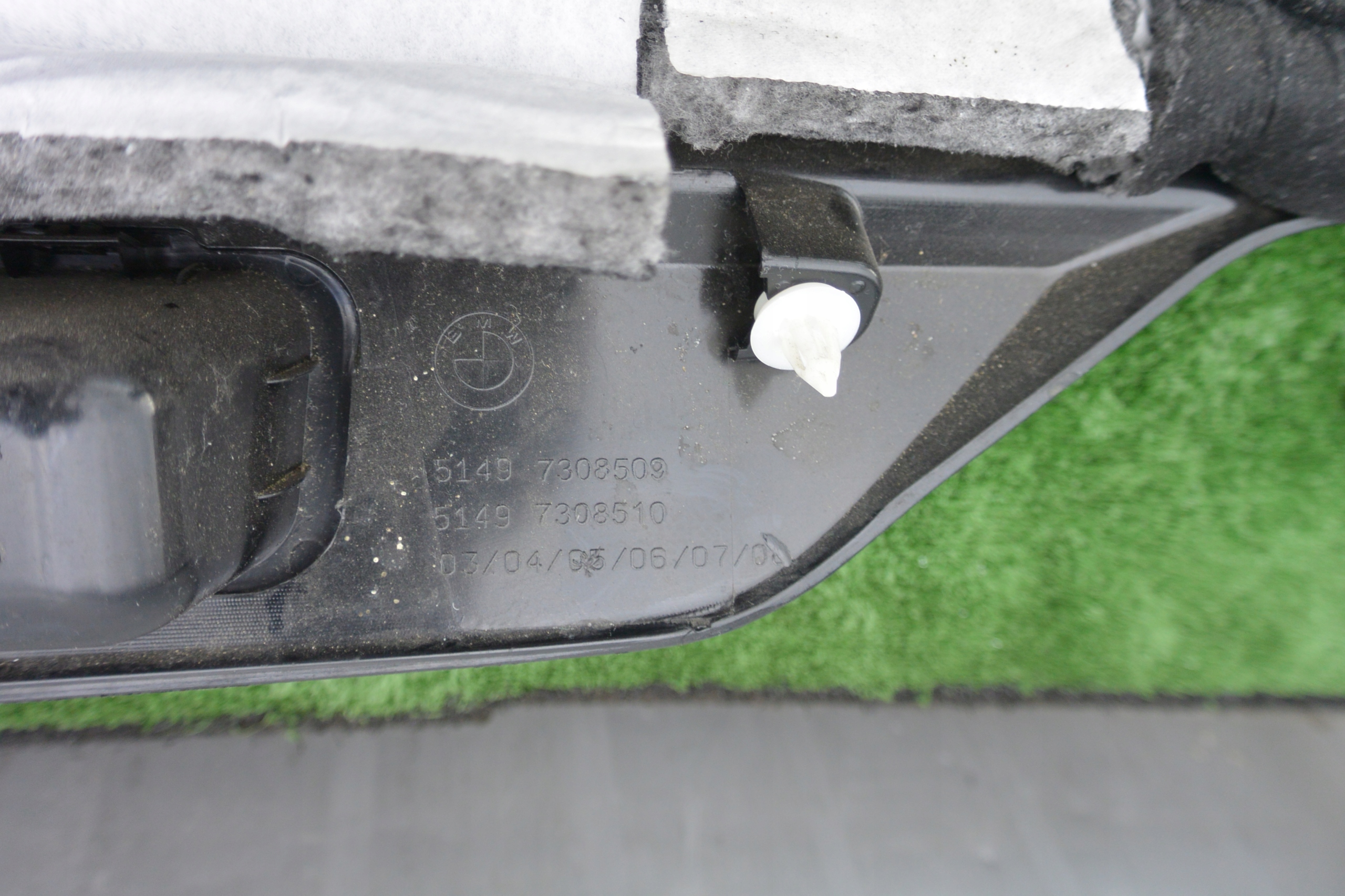 upholstery cover bonnet boot black BMW X5 E70