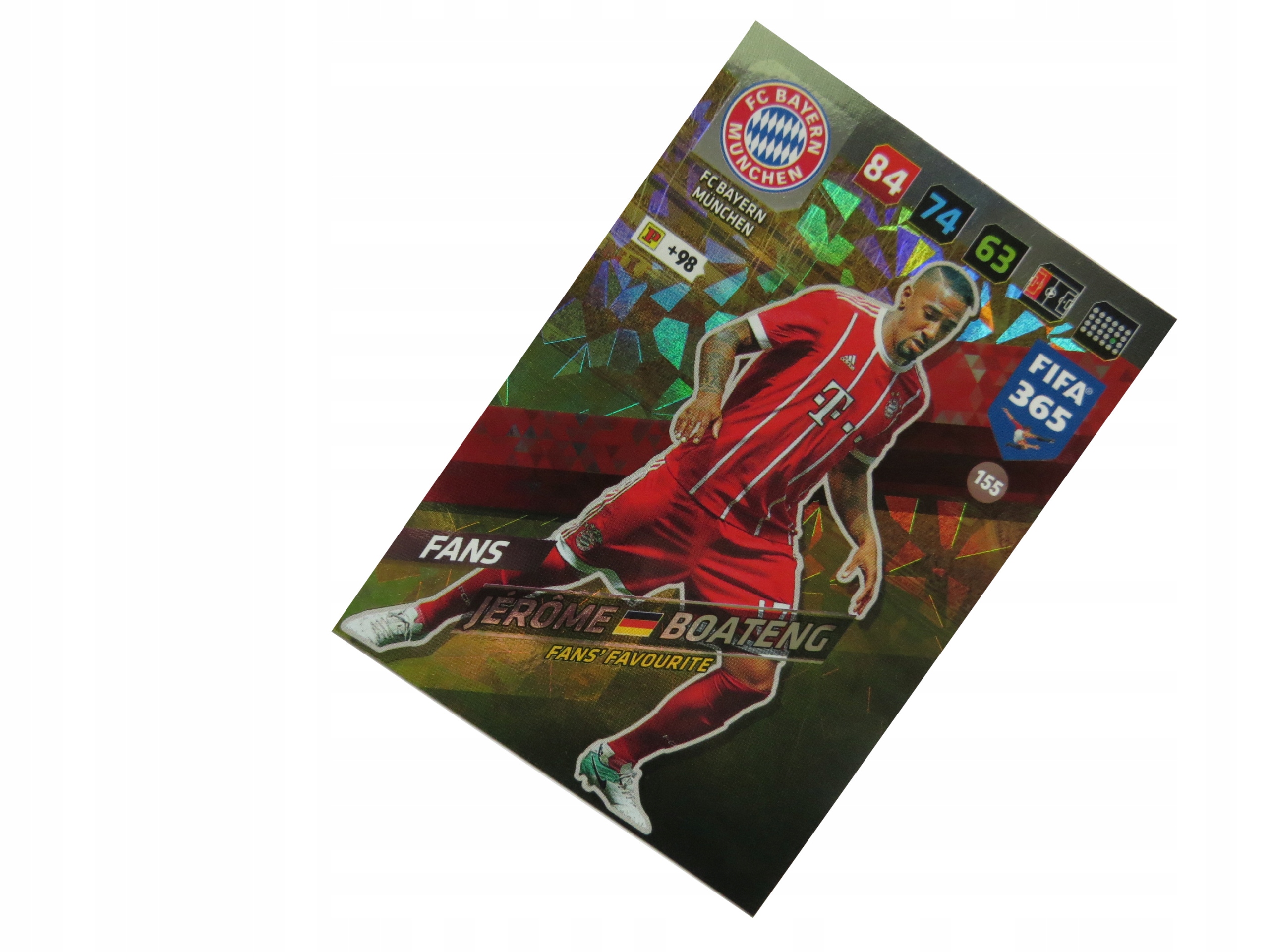 Panini Fifa 365 2018 Karta Fans Favourite 155 Jerome Boateng Fc Bayern