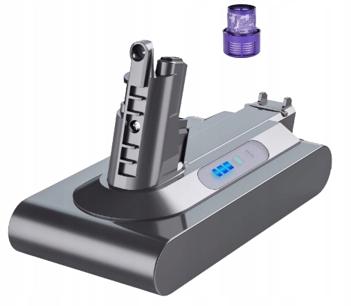 Set Akumulátor 6000 mAh A Filtru Pro Vysavač Dyson V10 25,2Vskl
