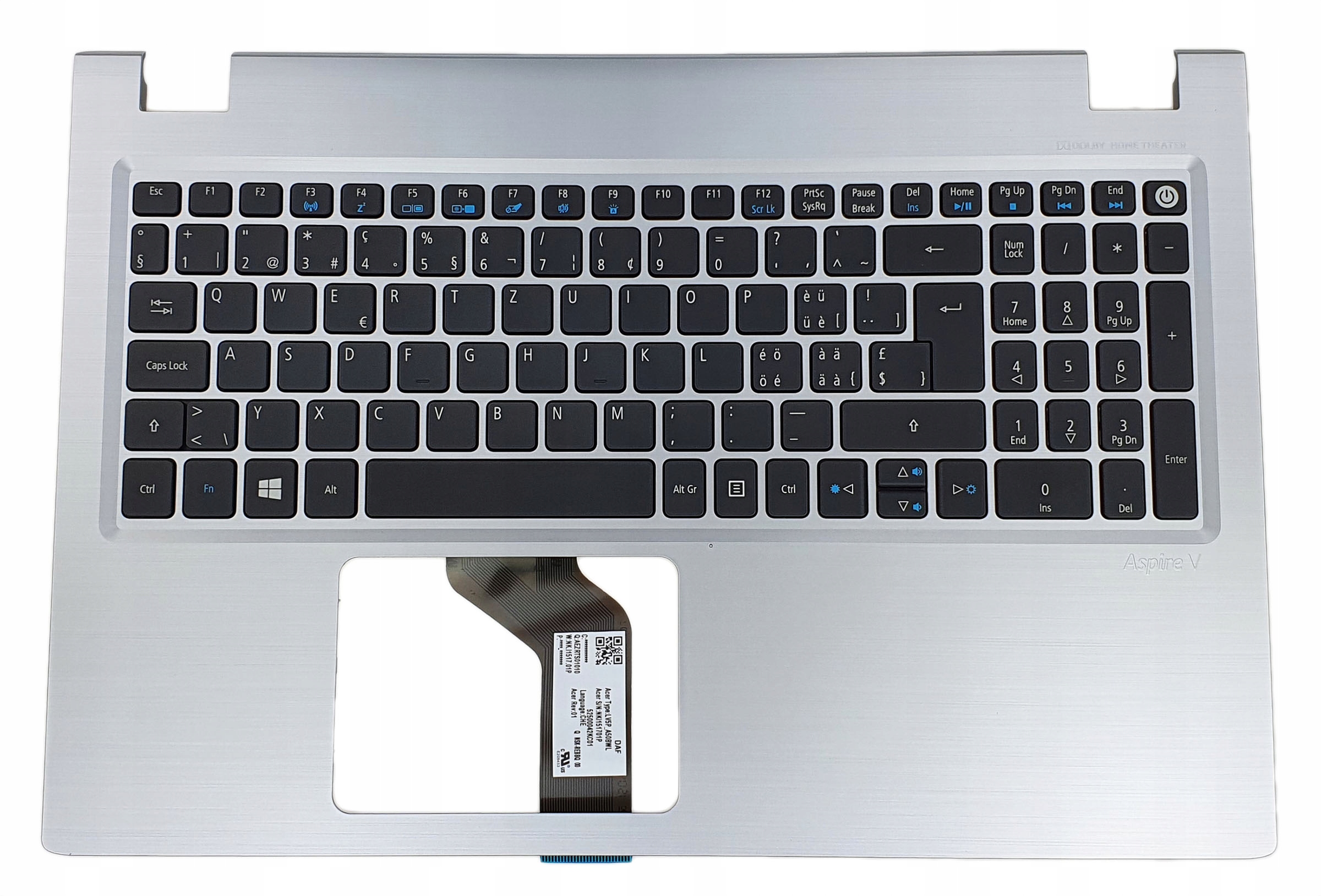 Nová Klávesnice Acer Aspire V3-574 V3-574T V3-575 V3-575G Švýcarská