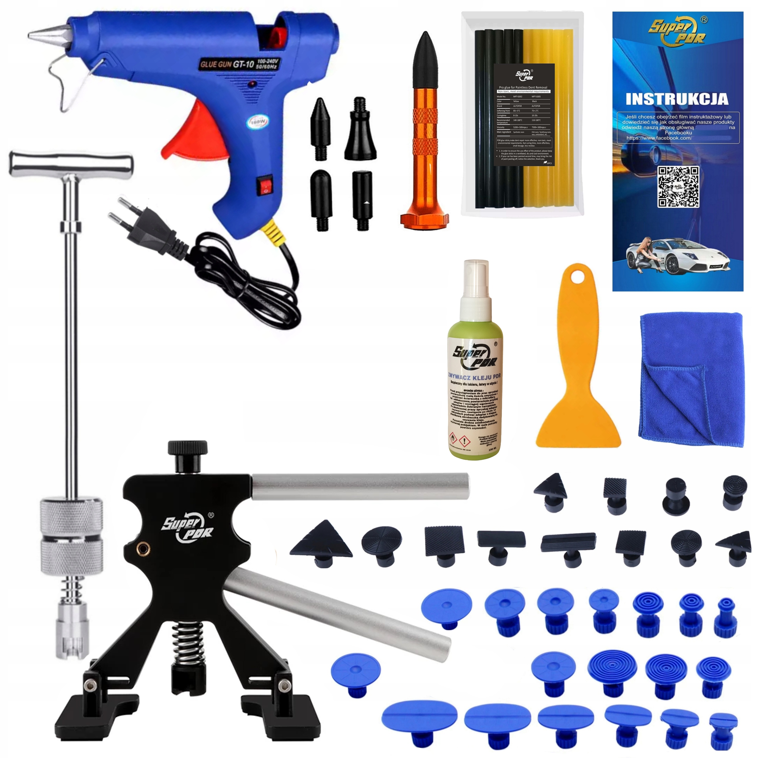 Супер PDR Puller Kit для удаления вмятин