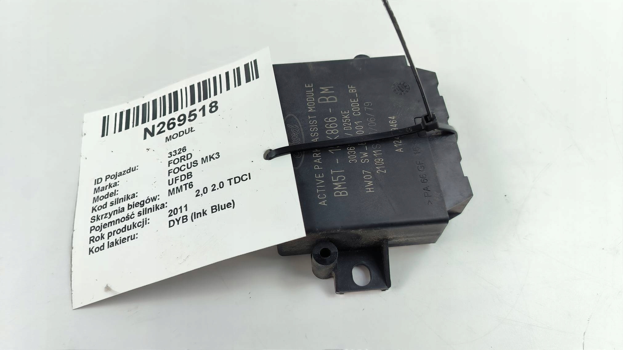 modulo BM5T-15K866-BM parcheggio PDC FORD FOCUS MK3