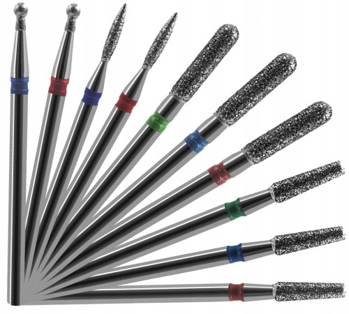 

Zestaw Frezów Diamentowych Do Manicure 10szt
