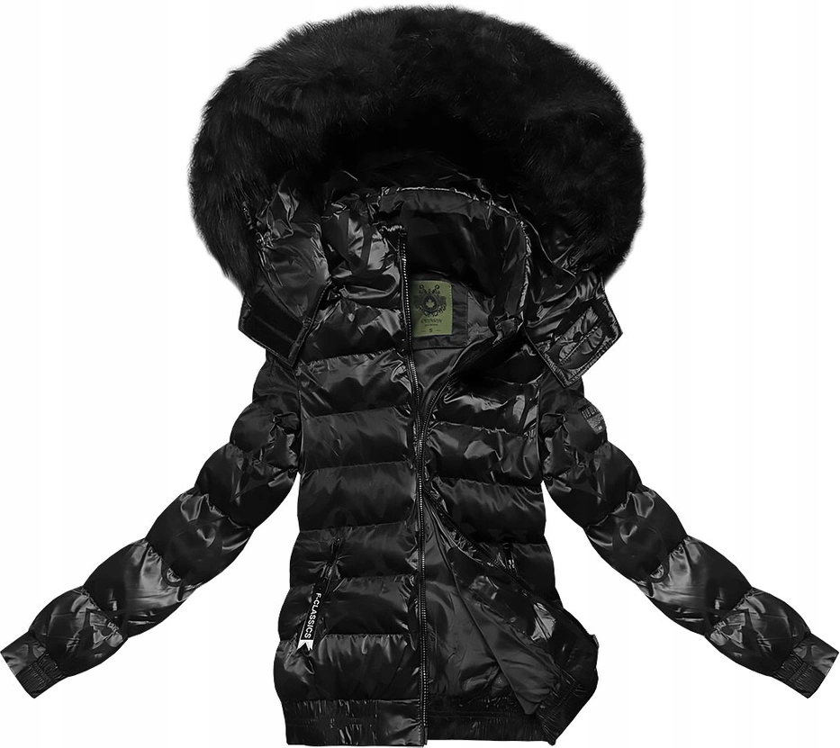 Dámská Zimní Bunda CAN-597 Černá XXL (44)