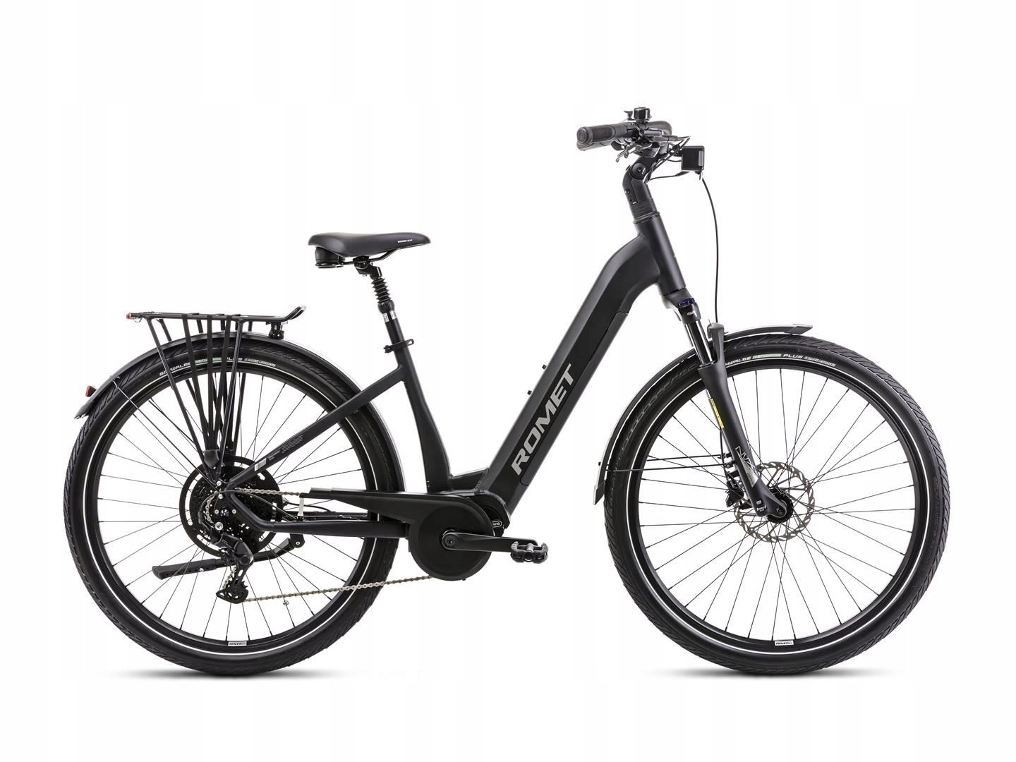 Rower elektryczny Romet e-Modeco Urb 2.0 rama 17 koło 28" czarny