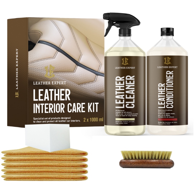 Zestaw do Czyszczenia i Pielęgnacji Tapicerki Leather Expert