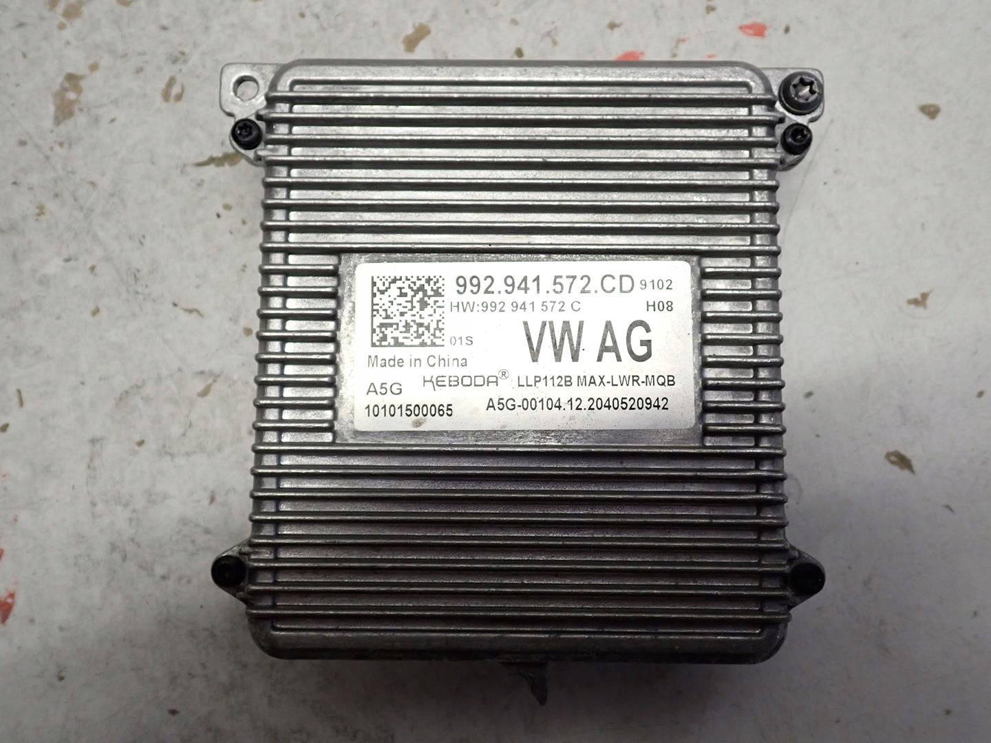 control unit module lights SKODA OCTAVIA IV 992941572CD