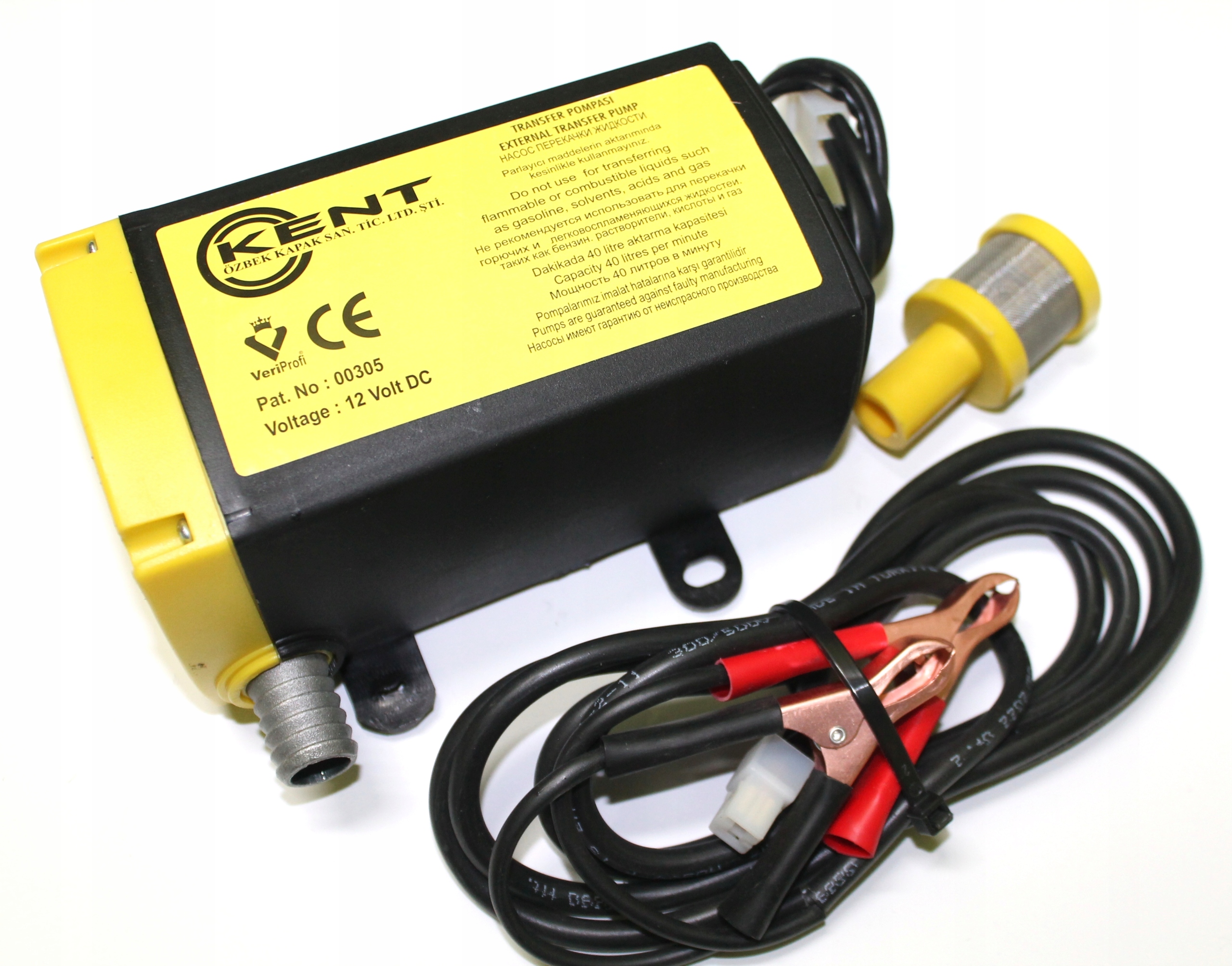 Топливный насос 40л / мин внешний Кент 12В