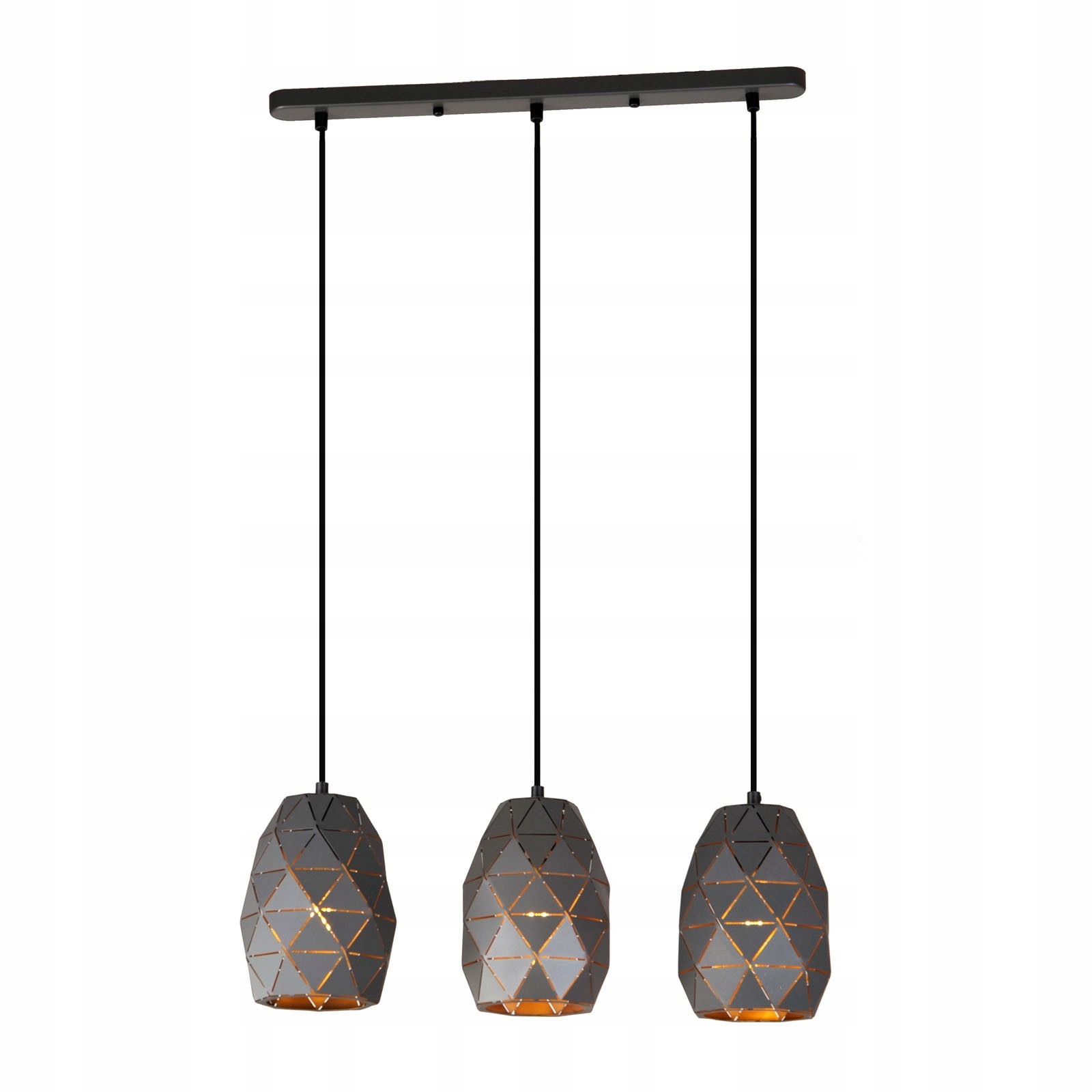 Harley MDM-3480/3 Gr+gd závesná lampa