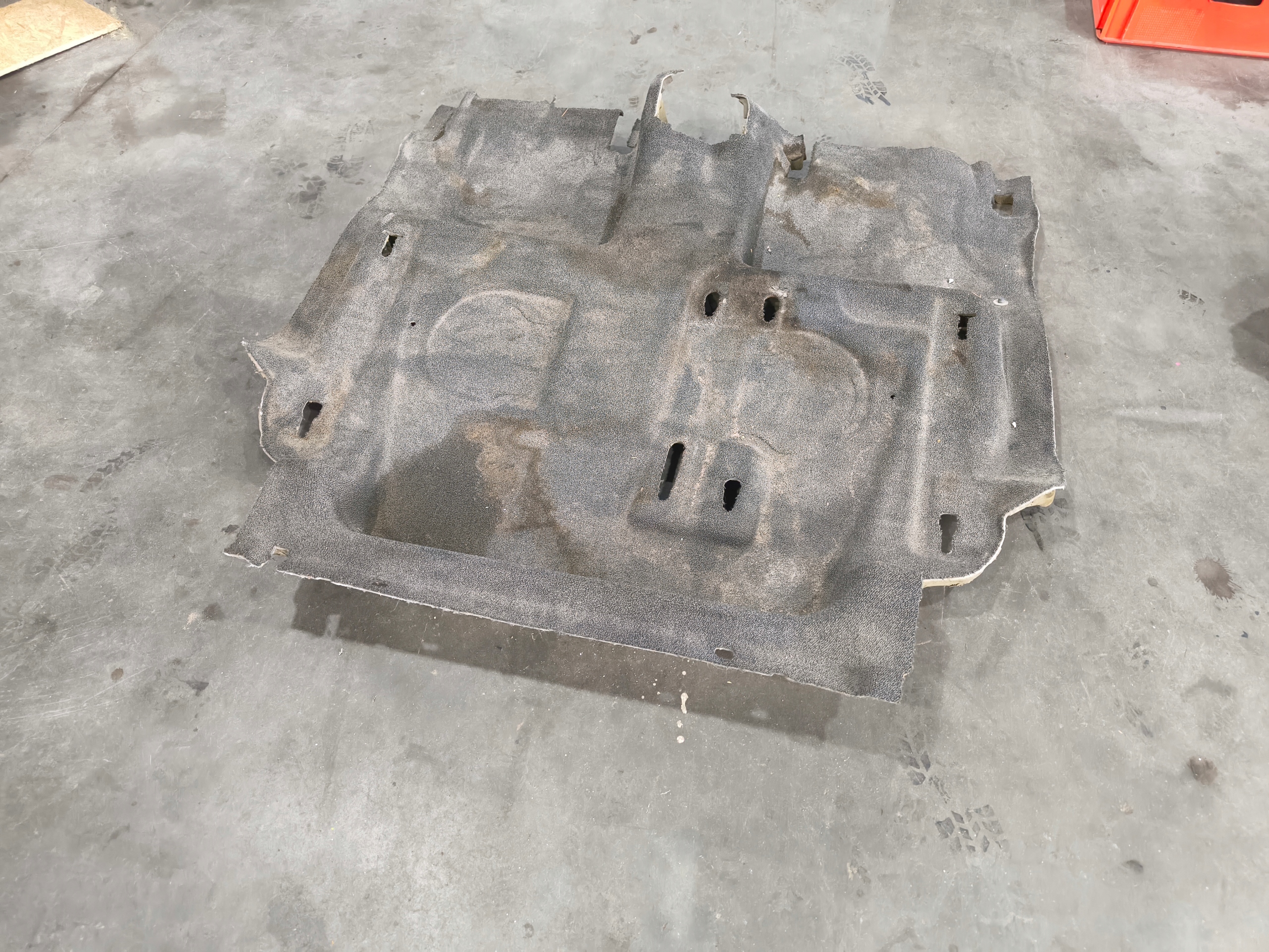 Matte Teppich AUTOTEPPICHE AUDI Q7 4L heck 4L0863367A Original !!!