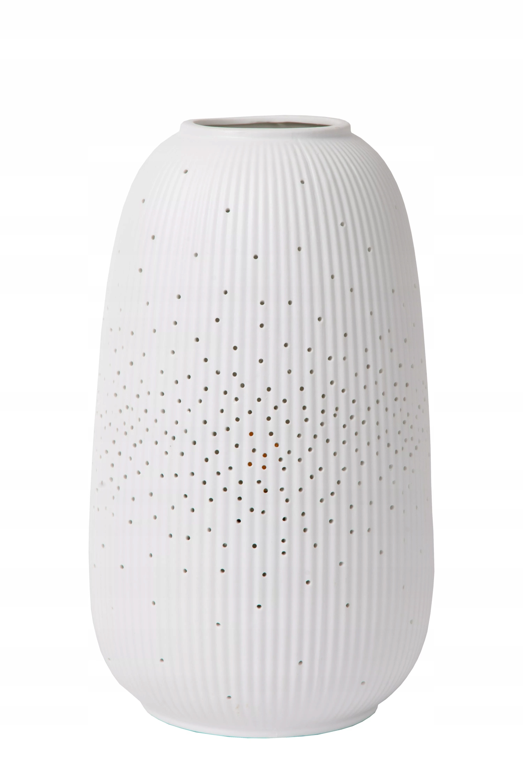 Stolní lampa elegantní, ozdobná porcelánová, bílá, do obývacího pokoje 24 cm Lucide