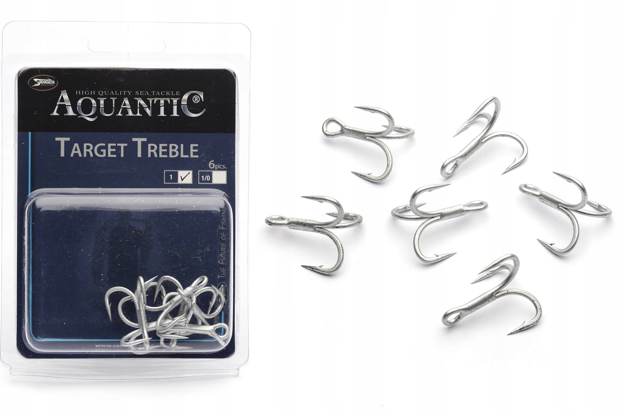 Mocne Kotwice Sanger Aquantic Target 1/0-6szt