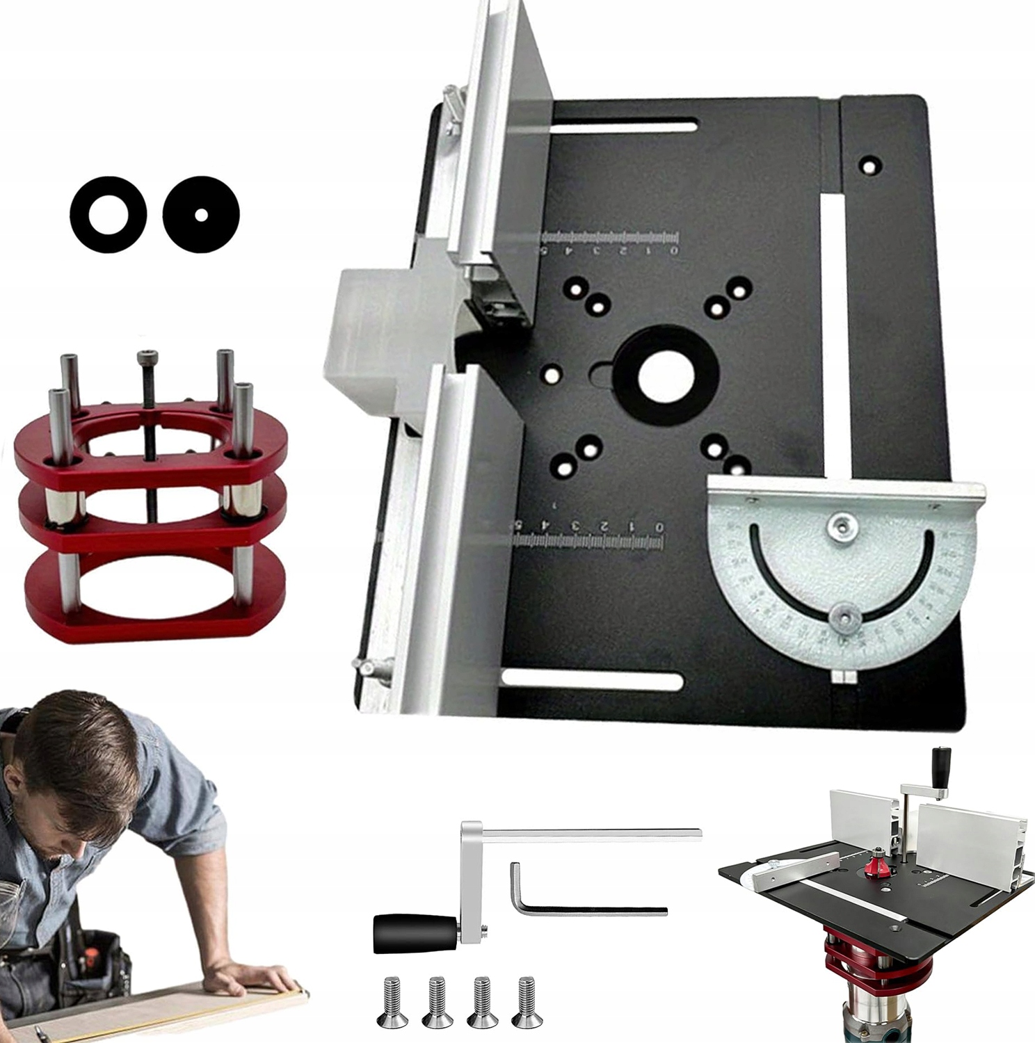 Hliníková Deska Pro Frézovací Stůl S Výškou Zdvihu Až 51 MM