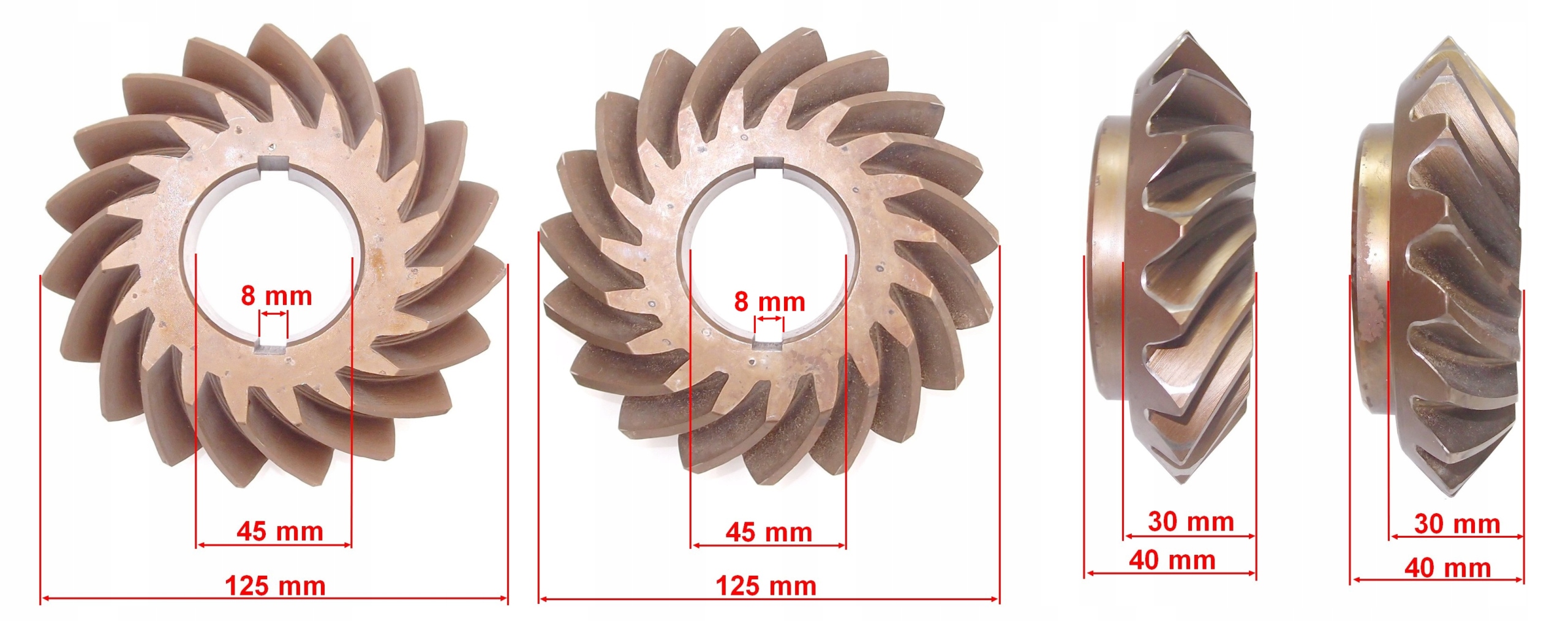 KOLA ZEBATE DO PRZEKLADNI RZ 3 ROWNE STOZKOWE