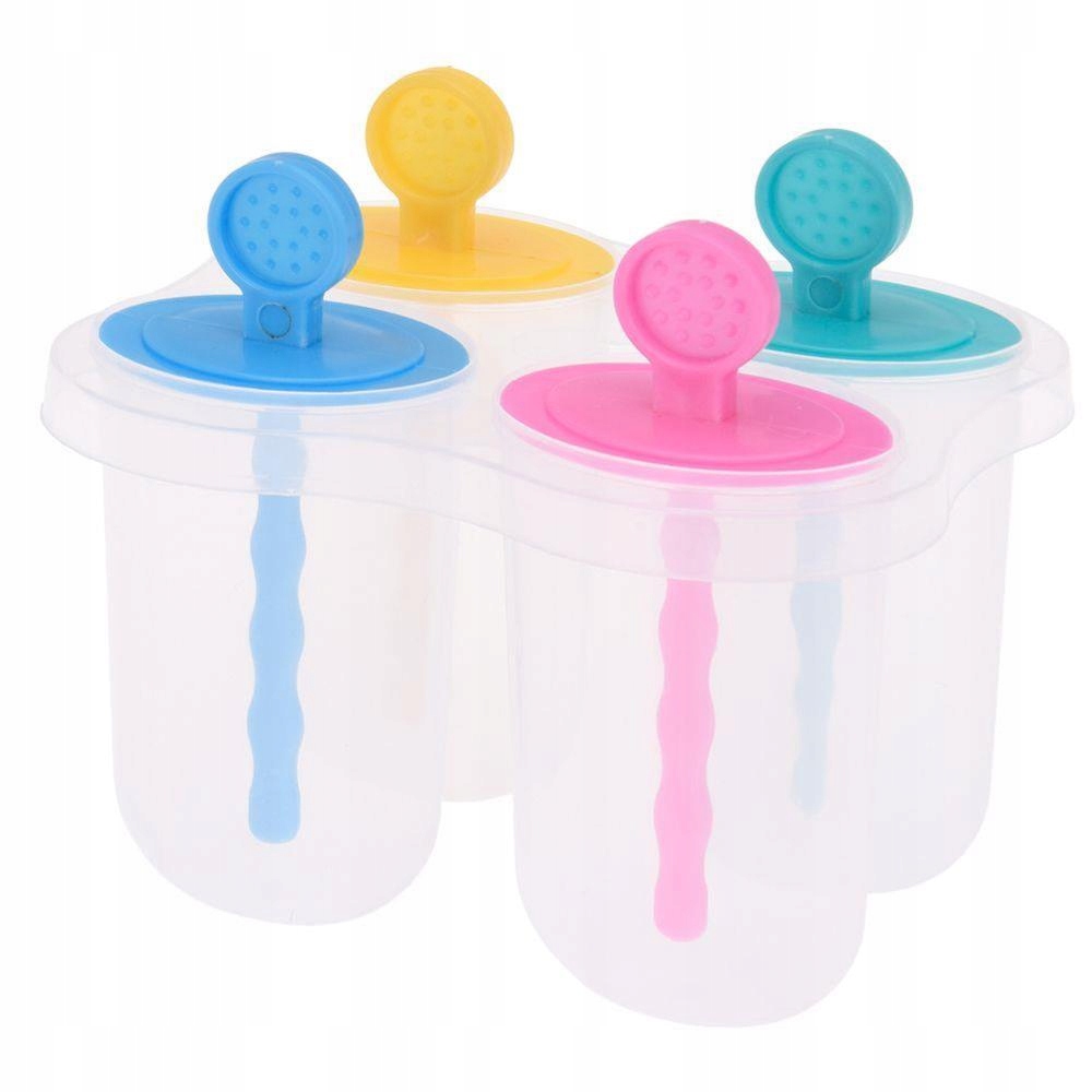 

Kubeczki Do Robienia Lodów 4szt na patyku stojak