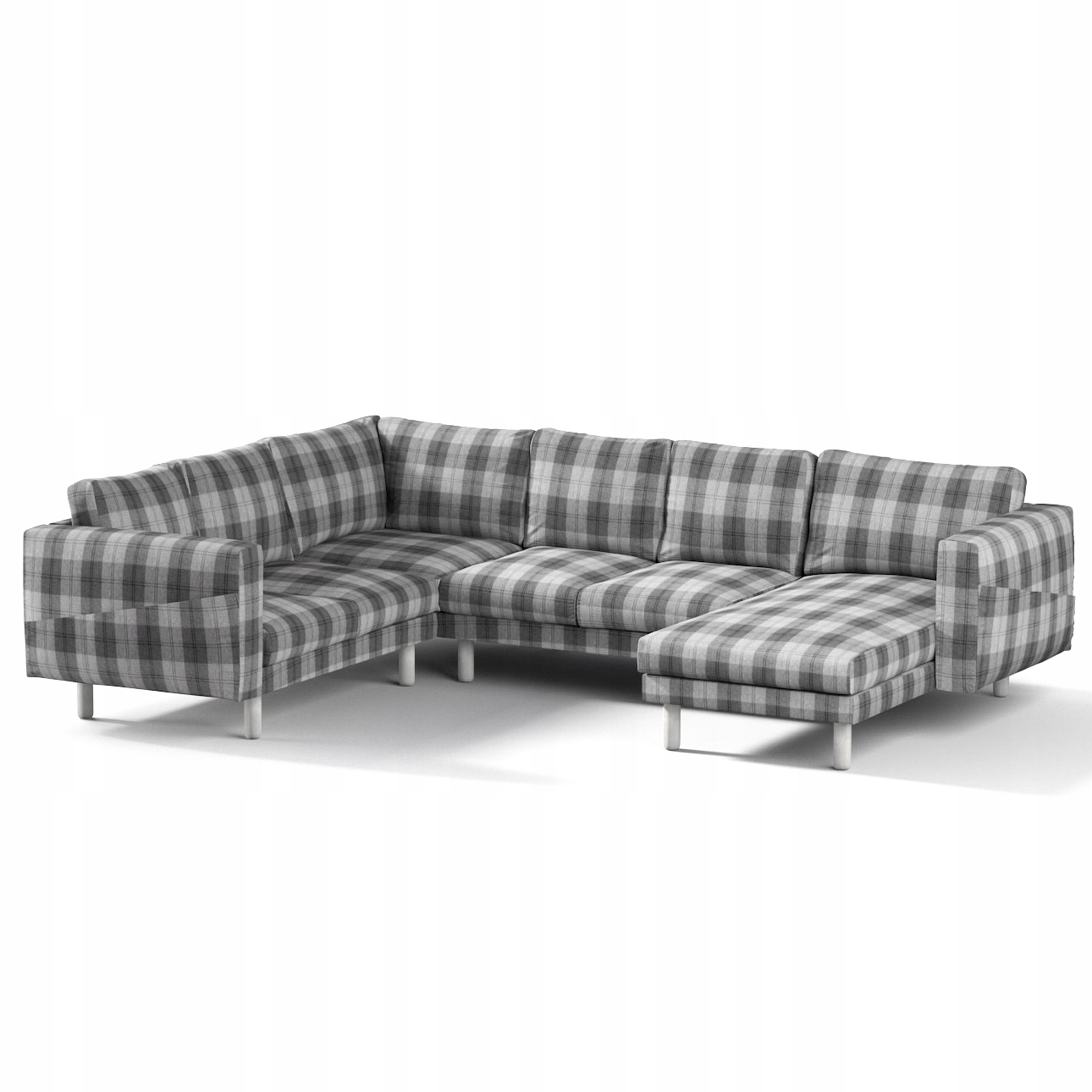 Dekoria Poťah na 5-miestnu pohovku Norsborg od Ikea, sivý