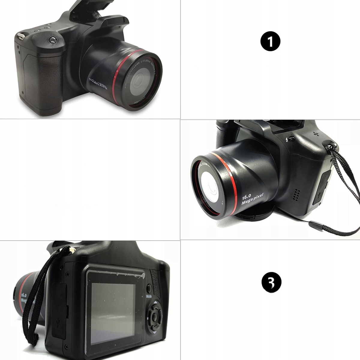 CYFROWA KAMERA WYŚWIETLACZOWA REJESTRUJĄCA WIDEO POLROD 4K Model 13695974