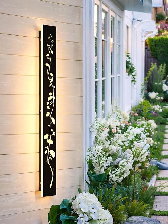 Nástenná lampa vonkajšia IP65 vodotesná 3000 K 32 W hliníková