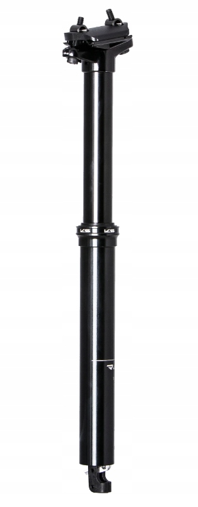 Sztyca regulowana KIND SHOCK RAGEi 31,6mm - 392 / 125mm + MANETKA Kolor czarny