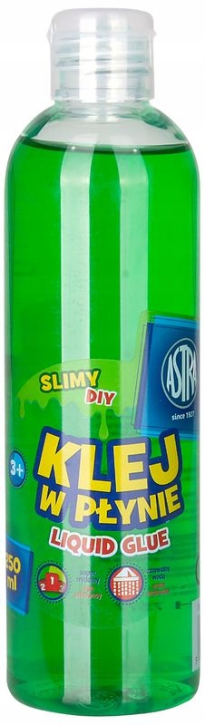 KLEJ W PŁYNIE 250ml ZIELONY SLIME ASTRA