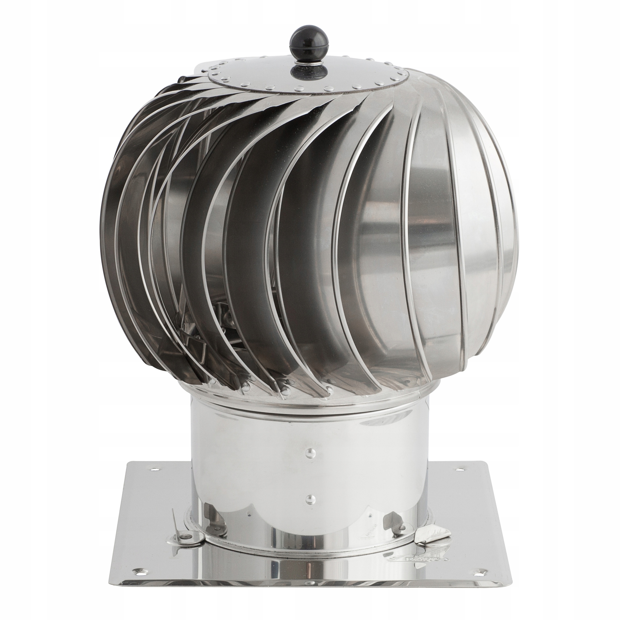 Rotační komínový nástavec Turbowent fi 150 Chrom