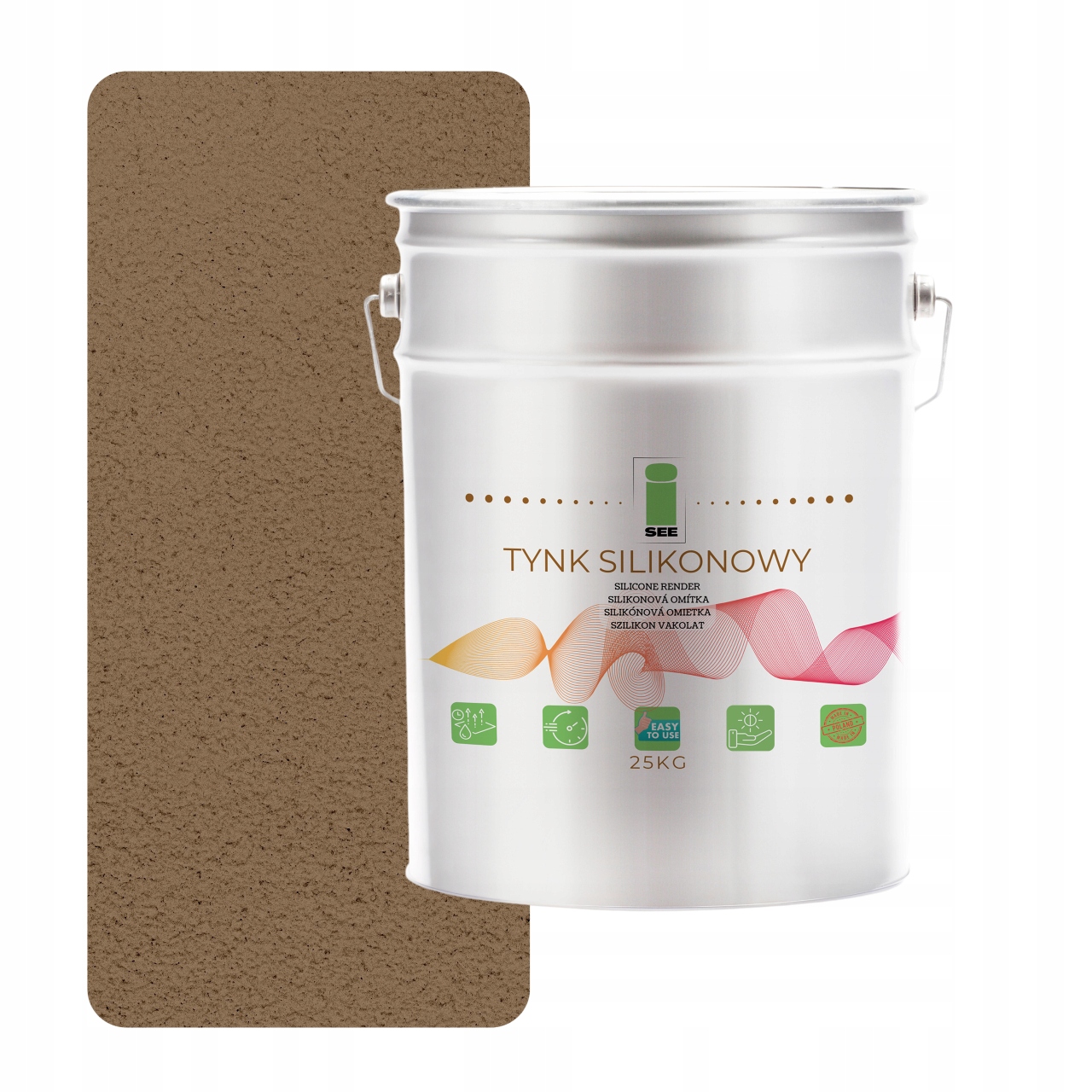 Vonkajšia Fasádna Silikónová Omietka Irchovo Béžová 1.0 MM Prémiová 25 Kg