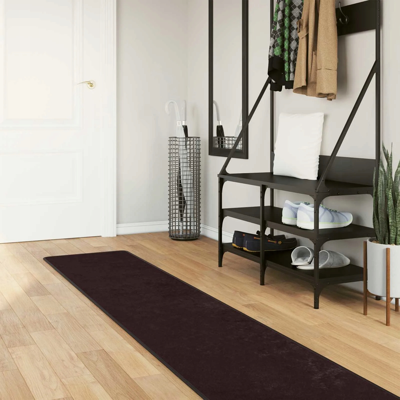 vidaXL Běhoun Marsa Antracit 300 x 50 cm Polyester a Pvc