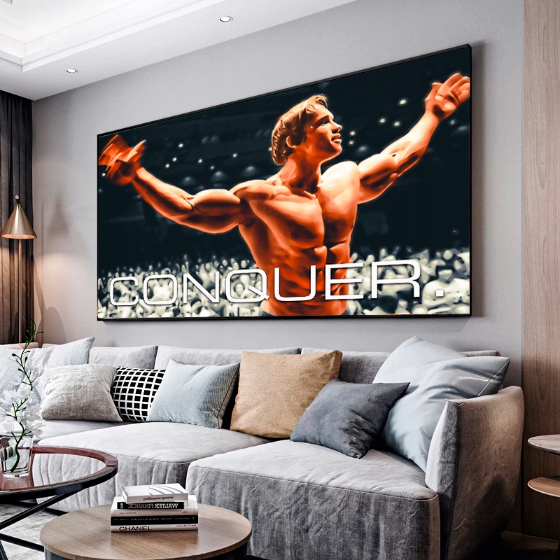 Obraz na płótnie Arnold Schwarzenegger 100x60cm