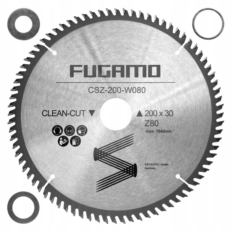 PIŁA TARCZOWA DO DREWNA 200X30 MM 80 ZĘBÓW WĘGLIK