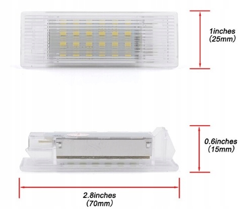 BMW LAMPKA LED OŚWIETLENIA WNĘTRZNA SAMOCHODU Producent części RTL Premium