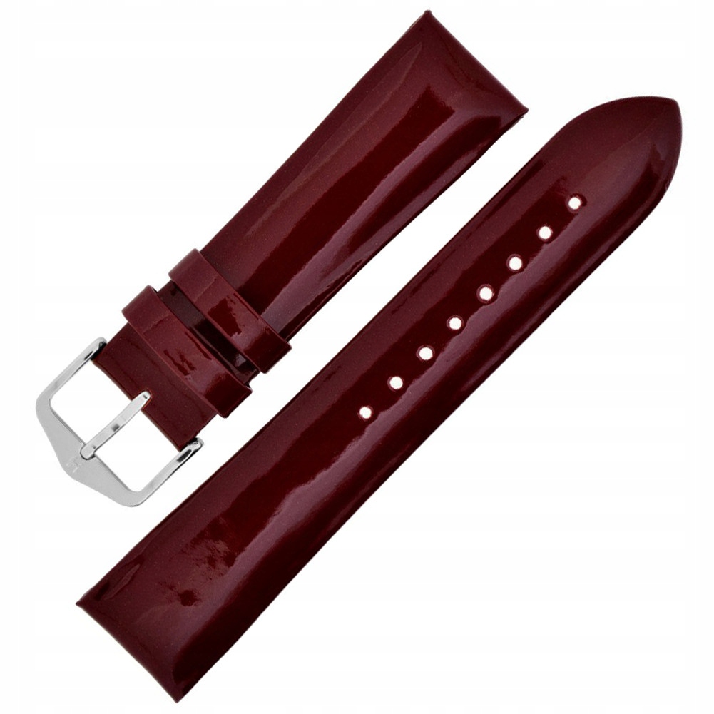 Pásek k hodinkám Hirsch 01536160-2-20 červený 20 mm