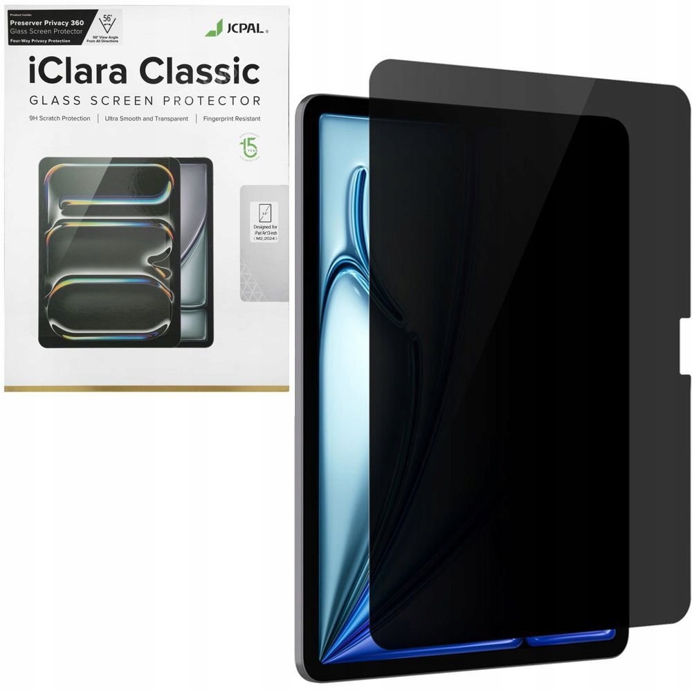 Jcpal Sklo Privacy Screen Privatizující pro Apple iPad Air 13 M4 2026