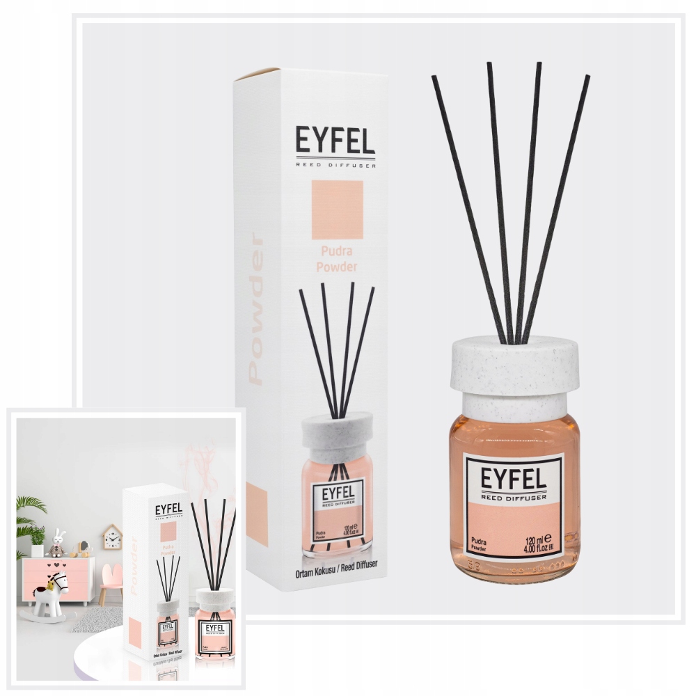 PUDER EYFEL - ZAPACH DO DOMU PATYCZKI 120ml