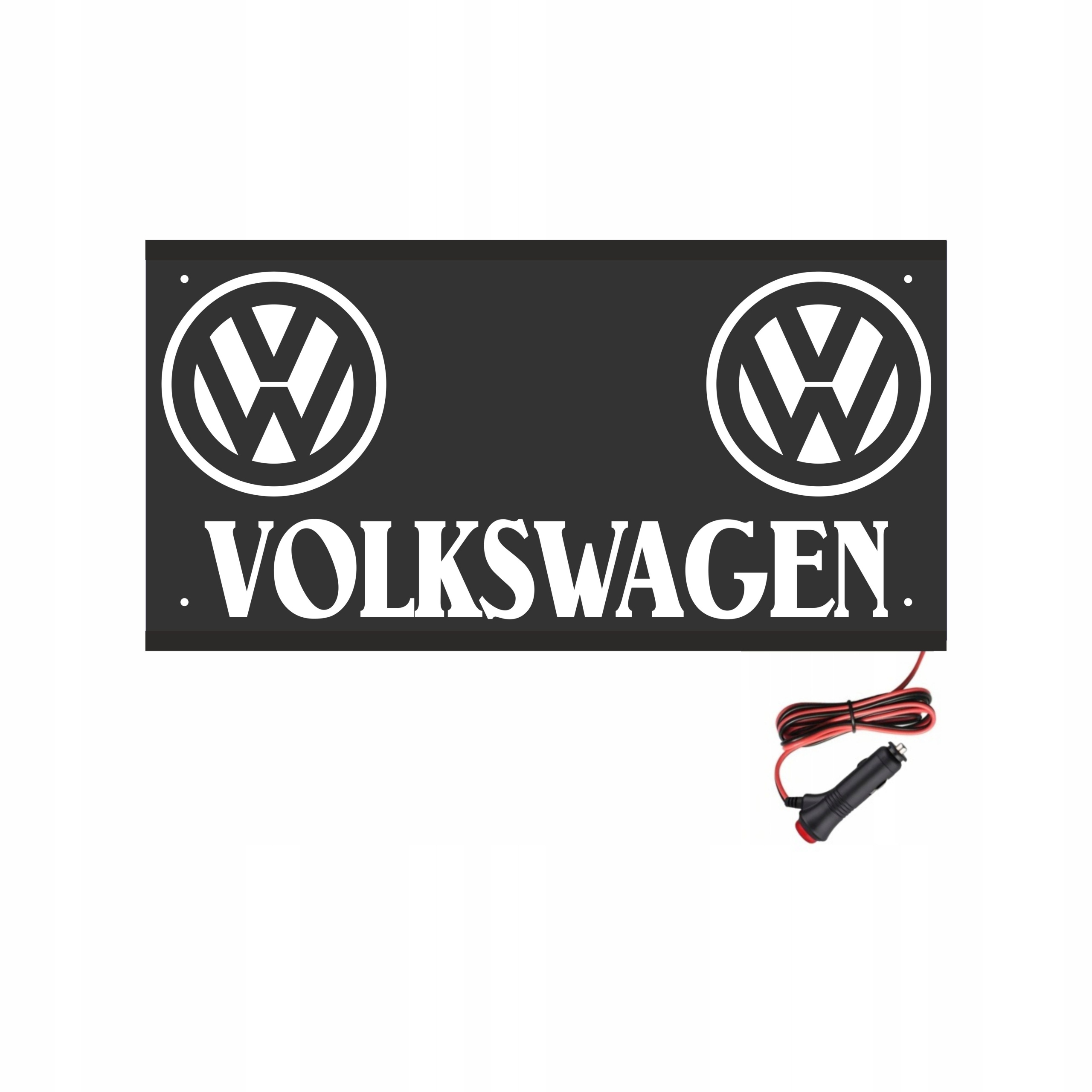 Tabuľa na zadnú stranu 60x30 Volkswagen 24V nad posteľ