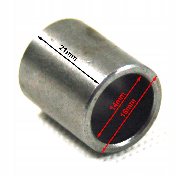 TULEJA TULEJKA PÓŁKSIĘŻYCA 21x14x18mm UNIWERSALNA Producent Moretti