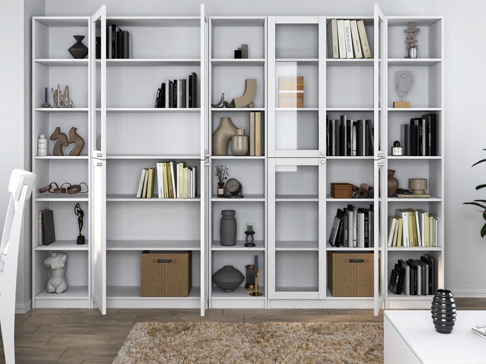 SŁUPEK WITRYNA BIAŁA BIEL REGAŁ KOMODA SZAFKA 40/200 NA KSIĄŻKI ZABAWKI Marka ATS