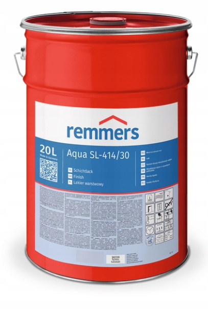 Remmers SL-414/30 Lakier wodny do drewna półmat 20