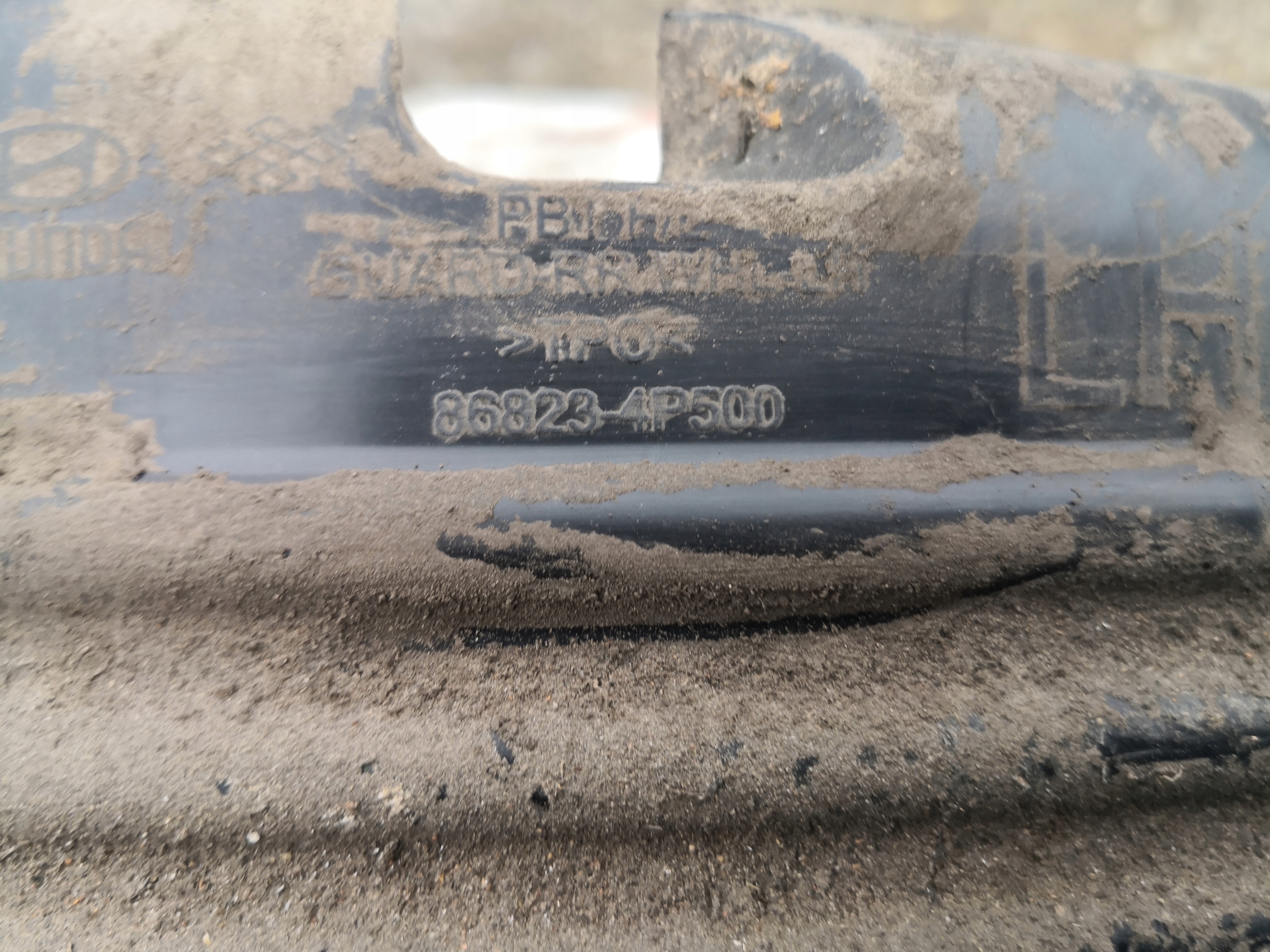 mudguard left rear part HYUNDAI I20 LIFT 86823-4P500