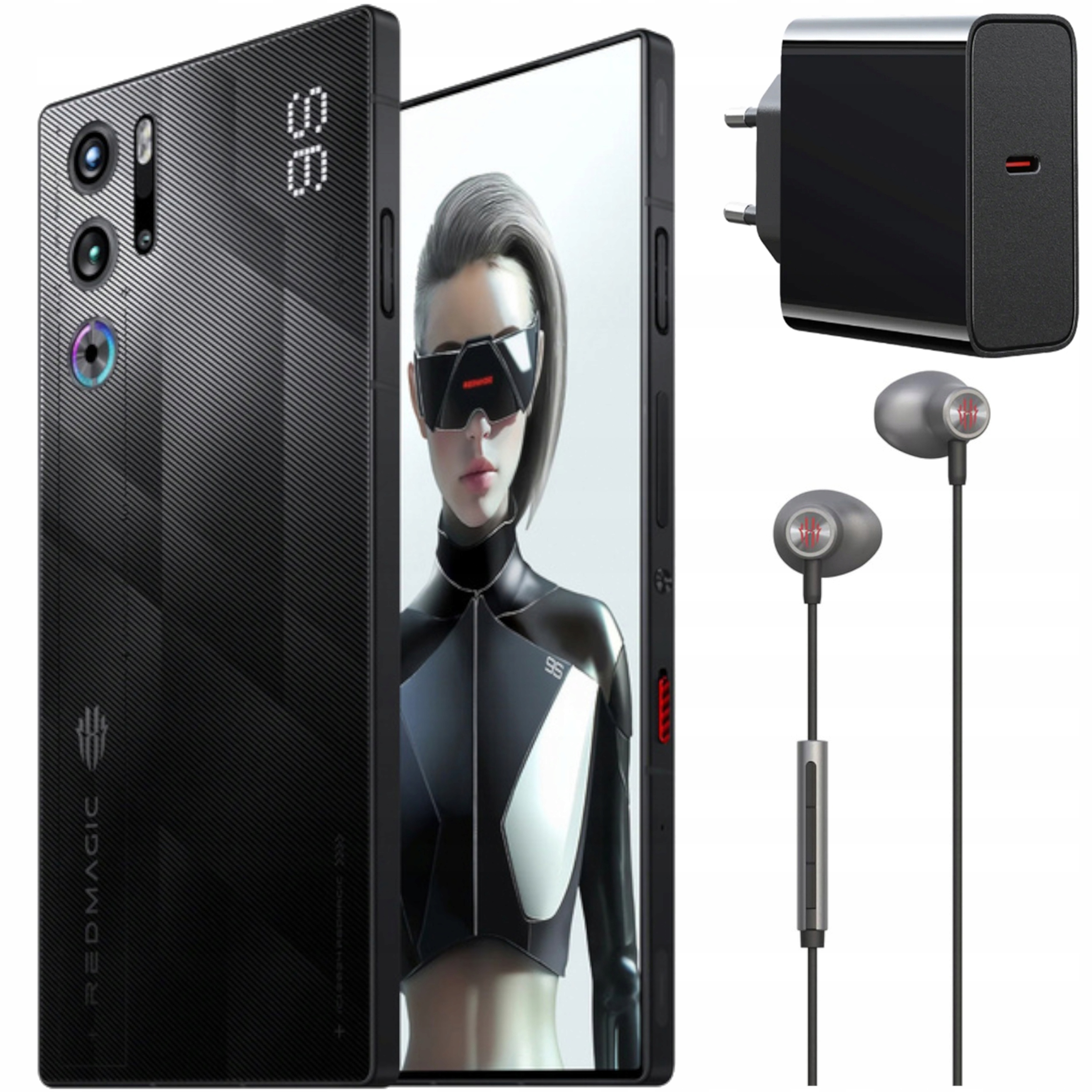 Nubia Redmagic 9S Pro 5G 12/256GB 6.8" 6500 mAh Sleet (czarny)