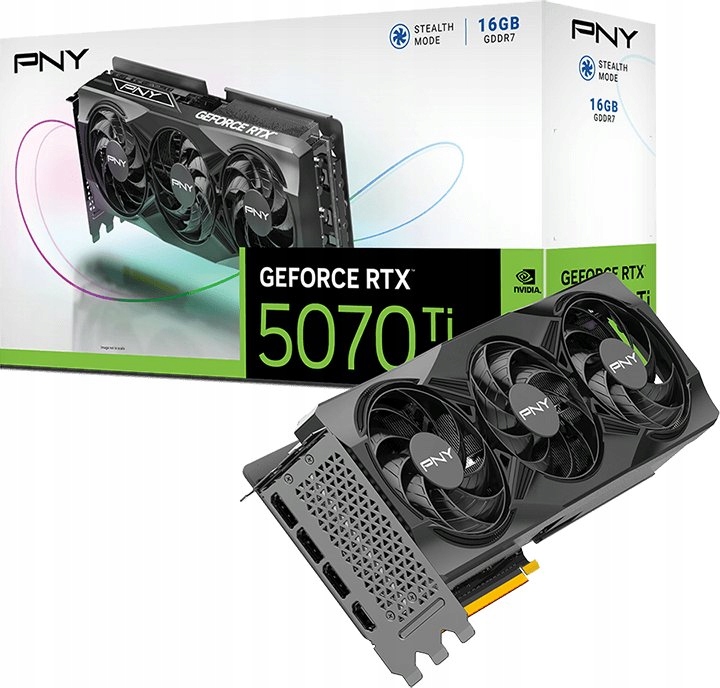 Karta graficzna Pny GeForce Rtx 5070 Ti Triple Fan 16GB GDDR7 DLSS4