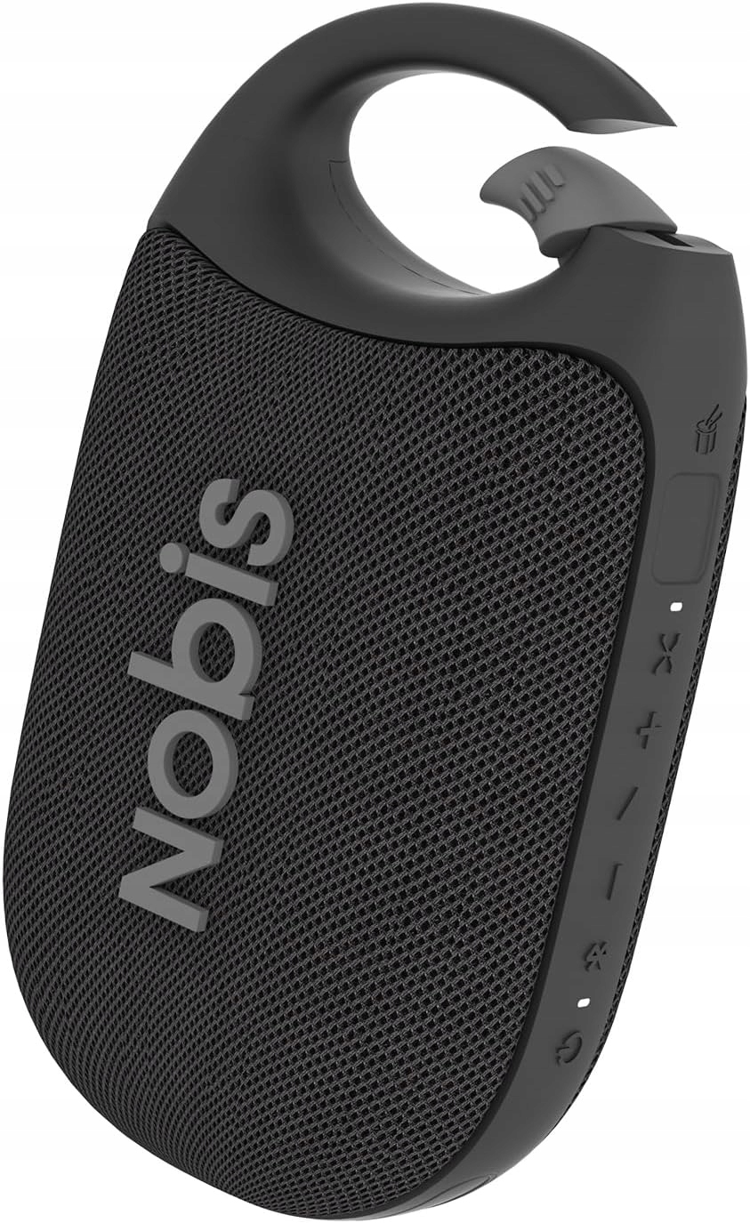 Bluetooth reproduktor Nobis Clip N1 IP68 Beat Bt 5.3 stereo černý