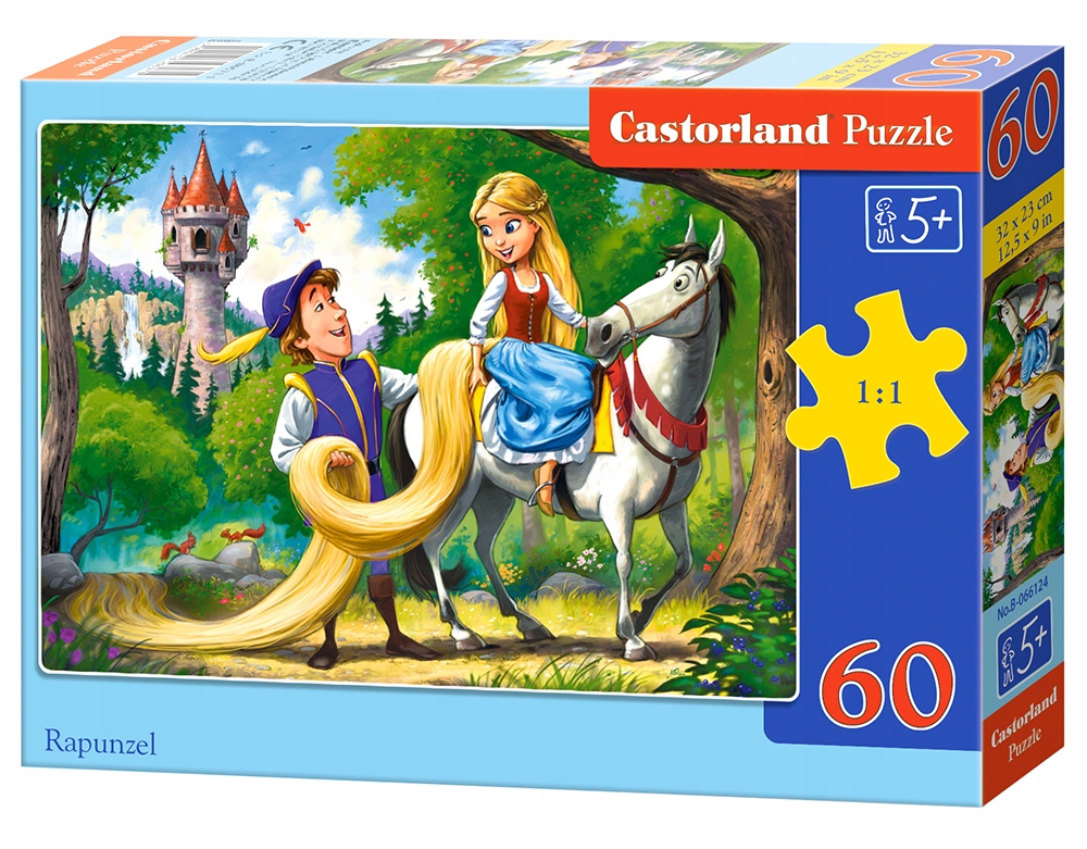 Puzzle dla dzieci 60 el ROSZPUNKA Castor 4+